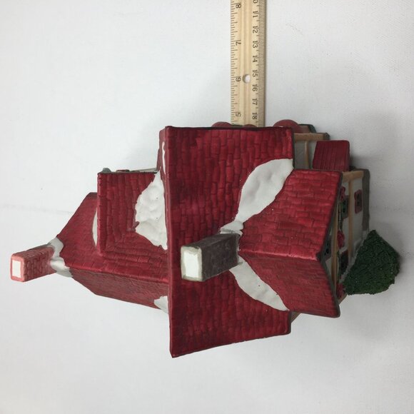 Lemax 1993 Dickensvale Christmas Village Porcelain Lighted House Shoppe 35073 - Picture 9 of 15